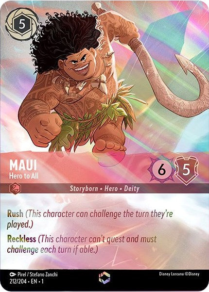 Maui - Hero to All (Enchanted) (212/204) [The First Chapter] | Good Games Adelaide SA