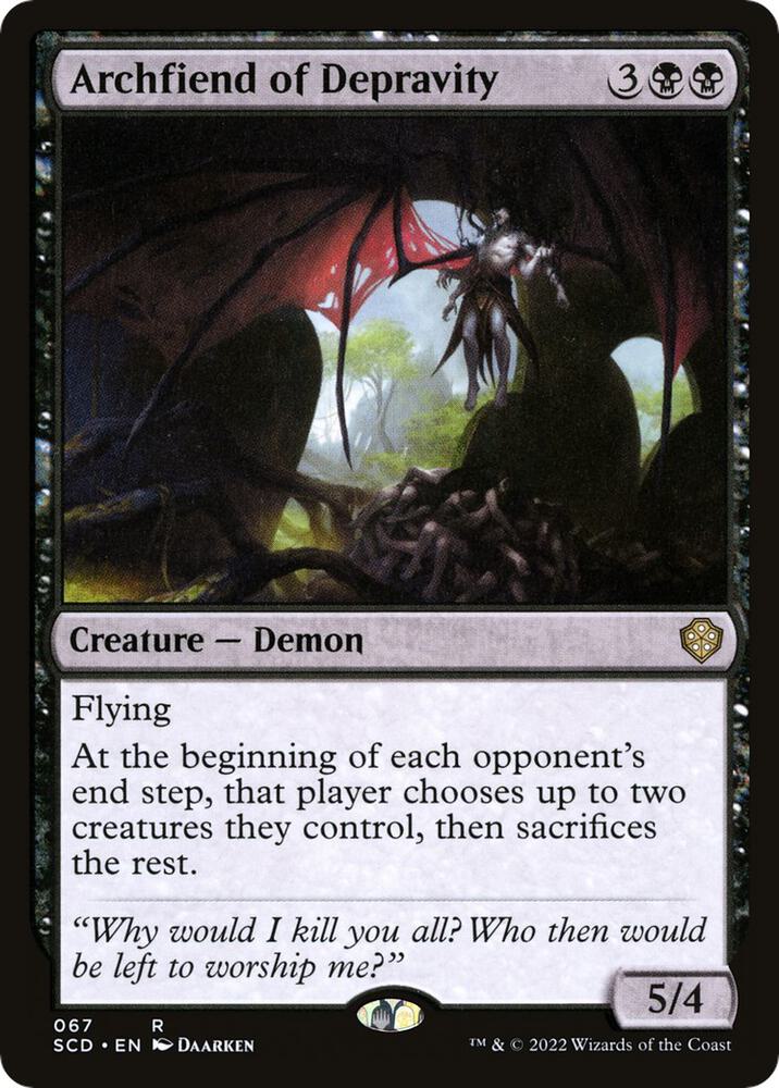Archfiend of Depravity 67 (Starter Commander Decks)  | Good Games Adelaide SA
