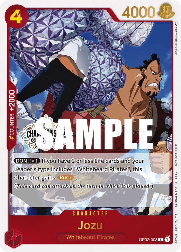 Jozu (Store Championship Participation Pack Vol. 2) [One Piece Promotion Cards] | Good Games Adelaide SA