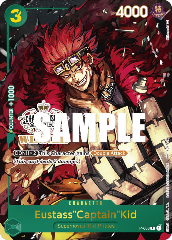 Eustass"Captain"Kid (Store Championship Vol. 2) [Winner] [One Piece Promotion Cards] | Good Games Adelaide SA