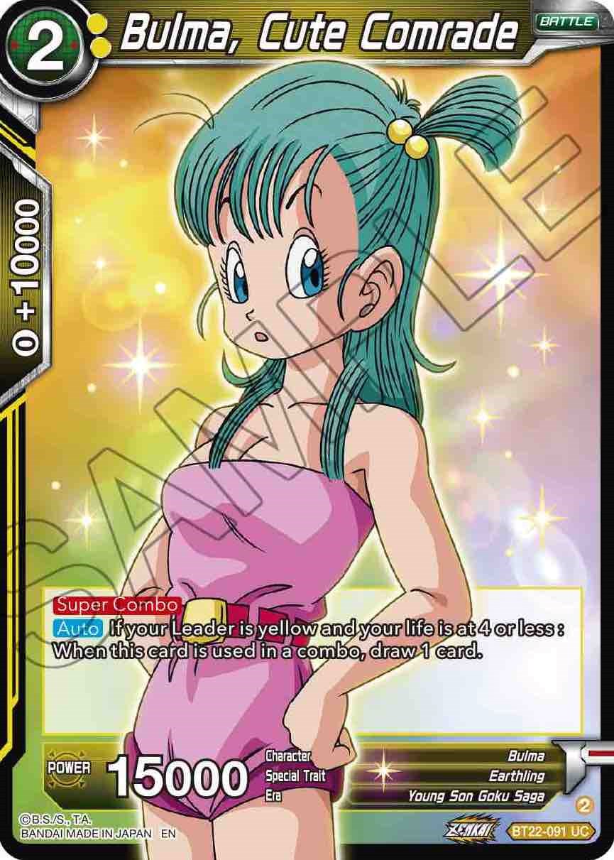 Bulma, Cute Comrade (BT22-091) [Critical Blow] | Good Games Adelaide SA