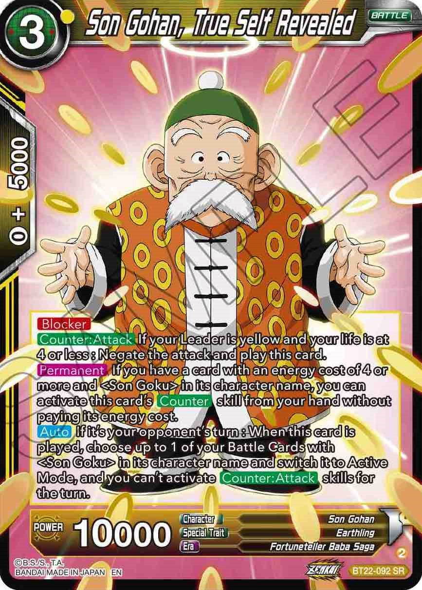 Son Gohan, True Self Revealed (BT22-092) [Critical Blow] | Good Games Adelaide SA