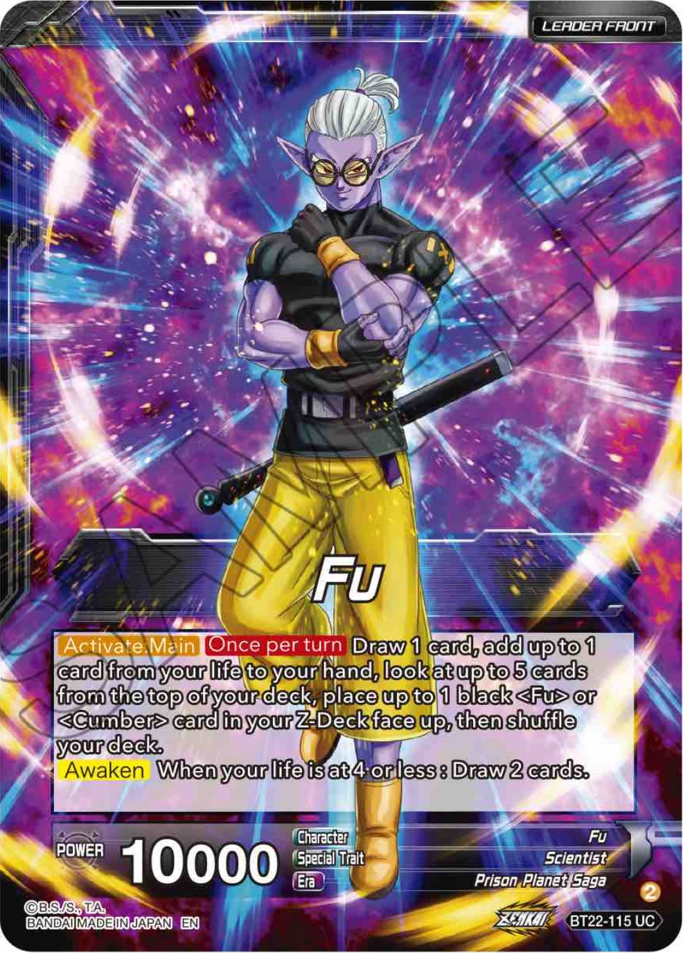 Fu // Super Fu, Heinous Commander (BT22-115) [Critical Blow] | Good Games Adelaide SA