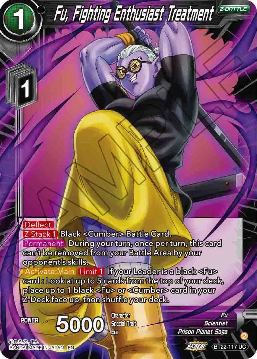 Fu, Fighting Enthusiast Treatment (BT22-117) [Critical Blow] | Good Games Adelaide SA