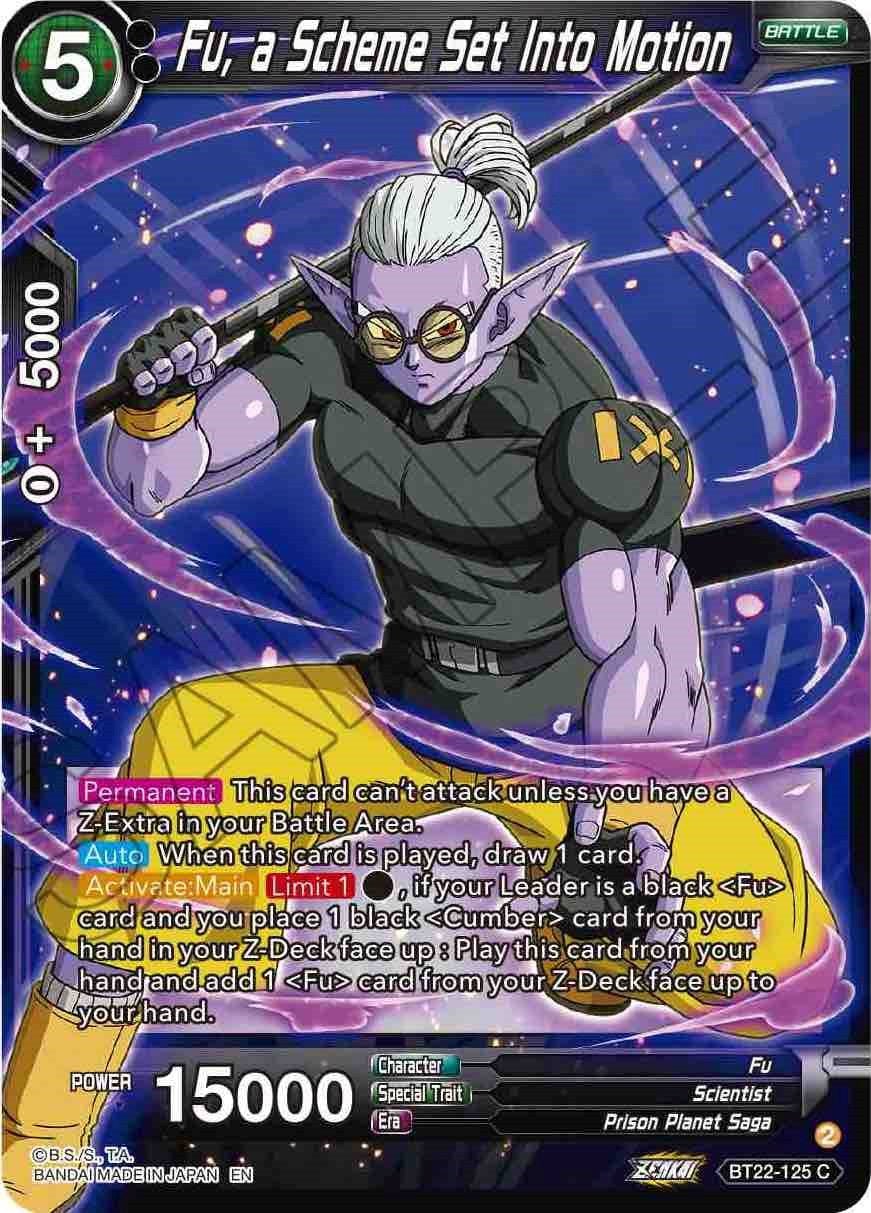 Fu, a Scheme Set Into Motion (BT22-125) [Critical Blow] | Good Games Adelaide SA