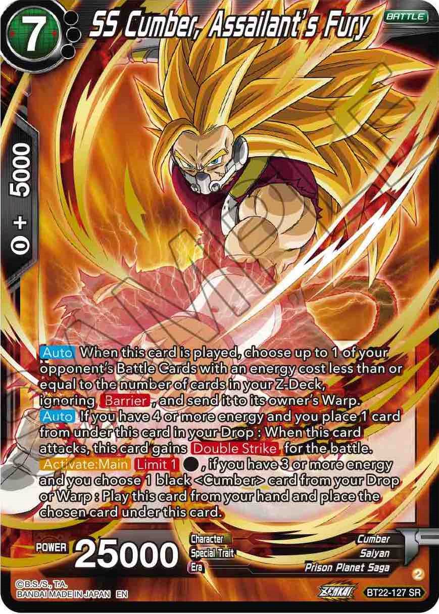 SS Cumber, Assailant's Fury (BT22-127) [Critical Blow] | Good Games Adelaide SA
