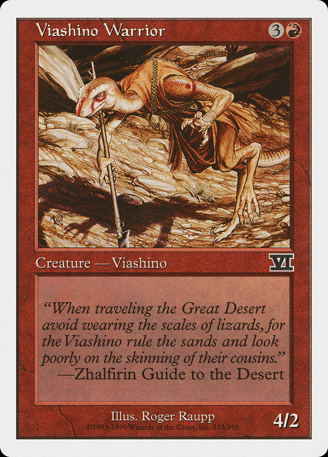 Viashino Warrior 213 (Classic Sixth Edition)  | Good Games Adelaide SA