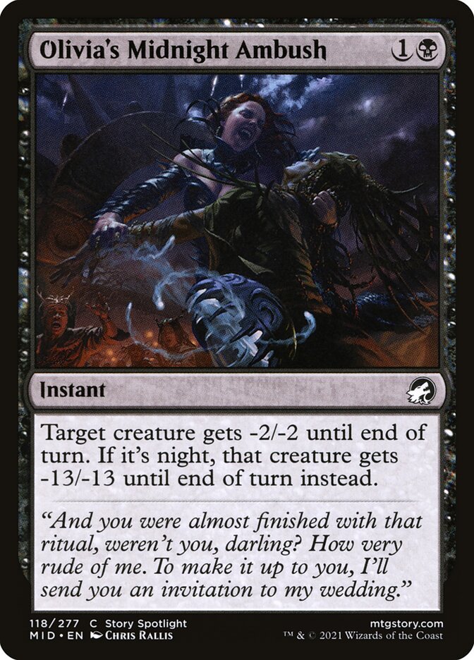 Olivias Midnight Ambush 118 (Innistrad: Midnight Hunt)  - Foil | Good Games Adelaide SA