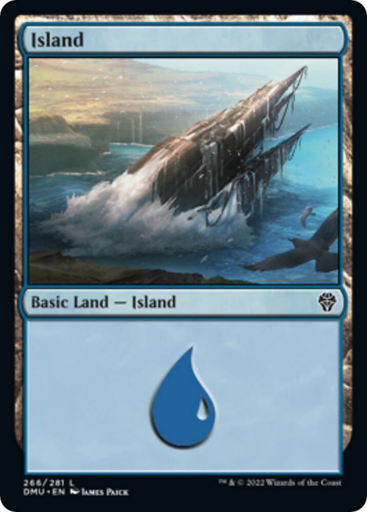 Island 266 266 (Dominaria United)  - Foil | Good Games Adelaide SA