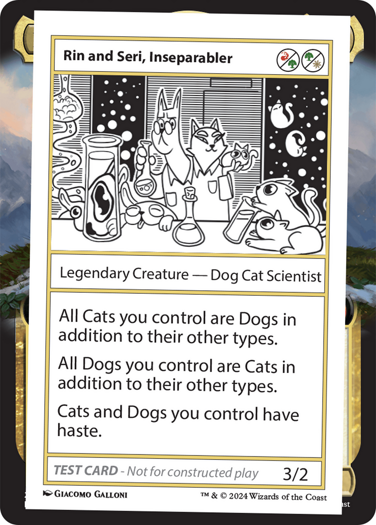 Rin and Seri, Inseparabler [Mystery Booster 2 Playtest Cards] | Good Games Adelaide SA