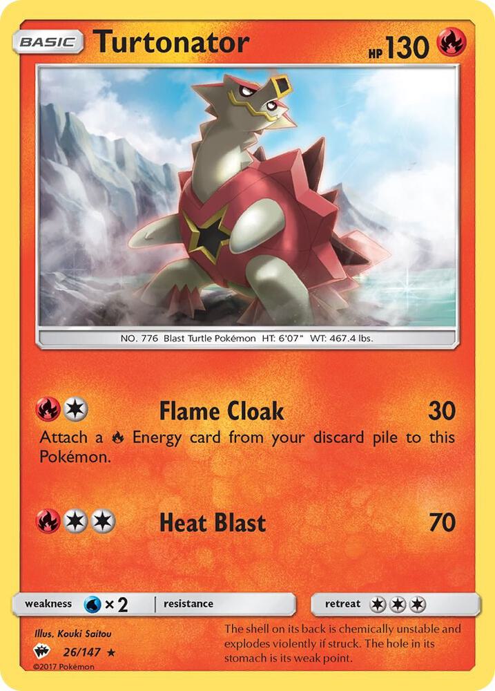 Turtonator 26/147 (SM - Burning Shadows)  | Good Games Adelaide SA