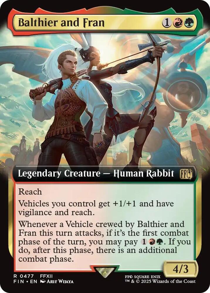 Balthier and Fran  477/309 (FINAL FANTASY)  - Extended Art  | Good Games Adelaide SA