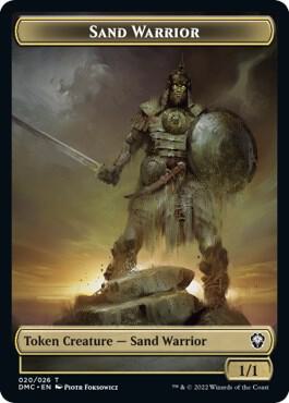 Sand Warrior Token 20 (Commander: Dominaria United)  | Good Games Adelaide SA