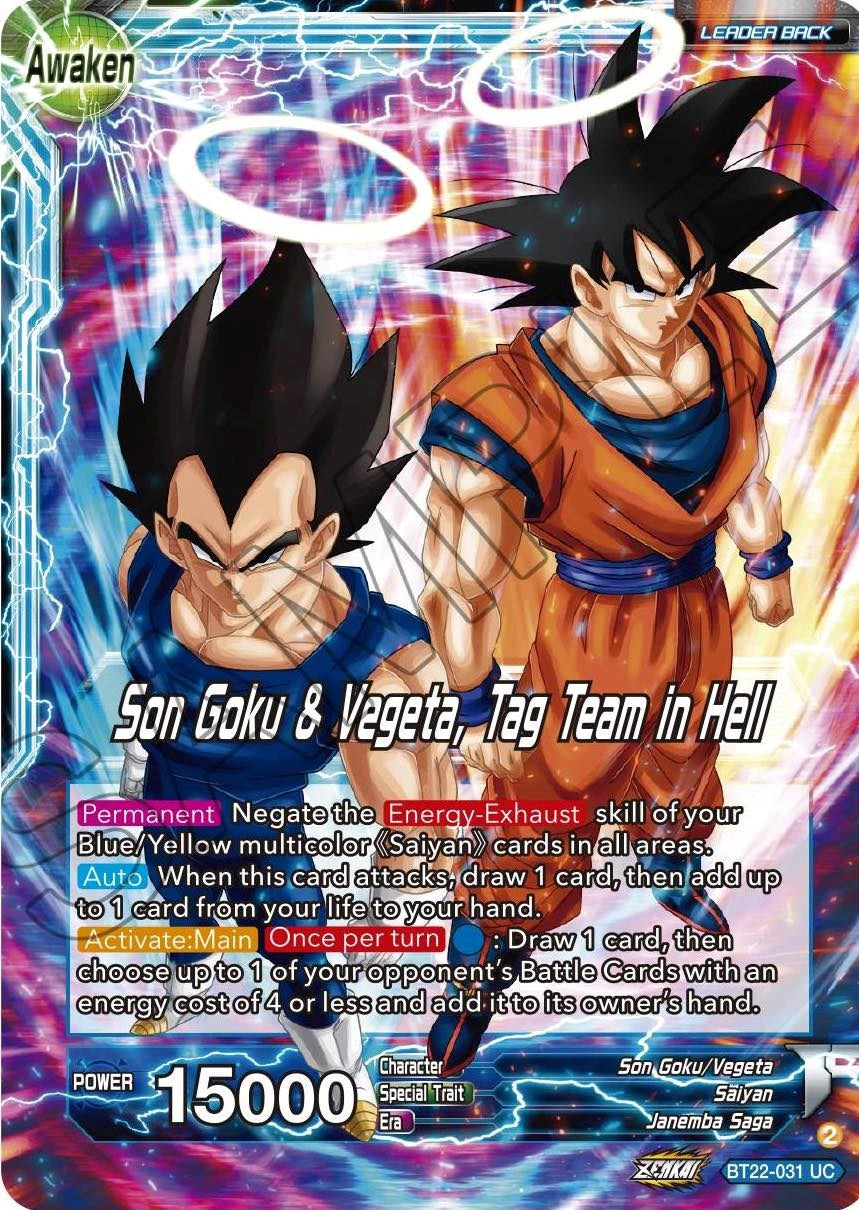 Son Goku // Son Goku & Vegeta, Tag Team in Hell (BT22-031) [Critical Blow] | Good Games Adelaide SA