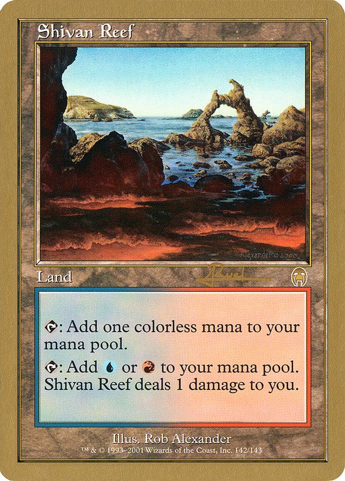 Shivan Reef (Antoine Ruel) [World Championship Decks 2001] | Good Games Adelaide SA