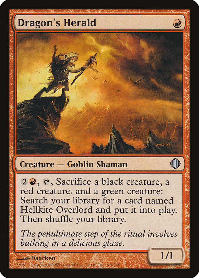 Dragon's Herald 98 (Shards of Alara)  | Good Games Adelaide SA