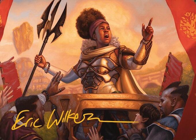 Recruiter of the Guard Art Card Gold Stamped Signature 21 (Art Series: Modern Horizons 3)  | Good Games Adelaide SA