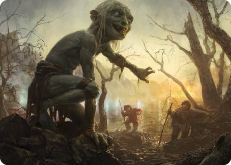 Smeagol, Helpful Guide Art Card [The Lord of the Rings: Tales of Middle-earth Art Series] | Good Games Adelaide SA
