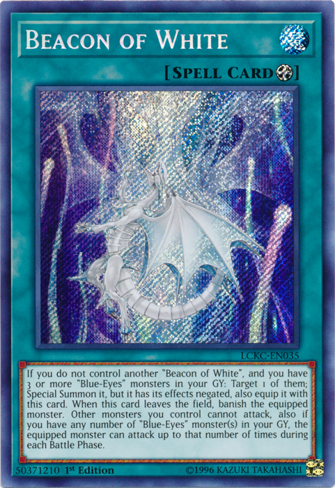 Beacon of White [LCKC-EN035] Secret Rare | Good Games Adelaide SA