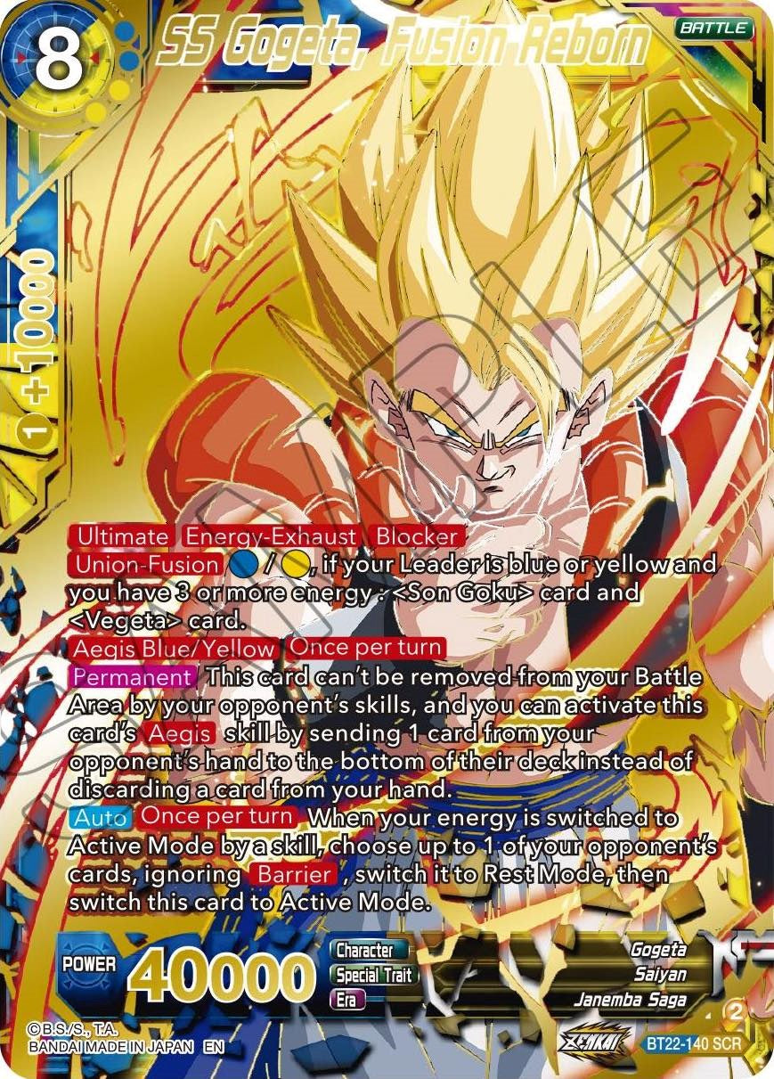 SS Gogeta, Fusion Reborn (BT22-140) [Critical Blow] | Good Games Adelaide SA