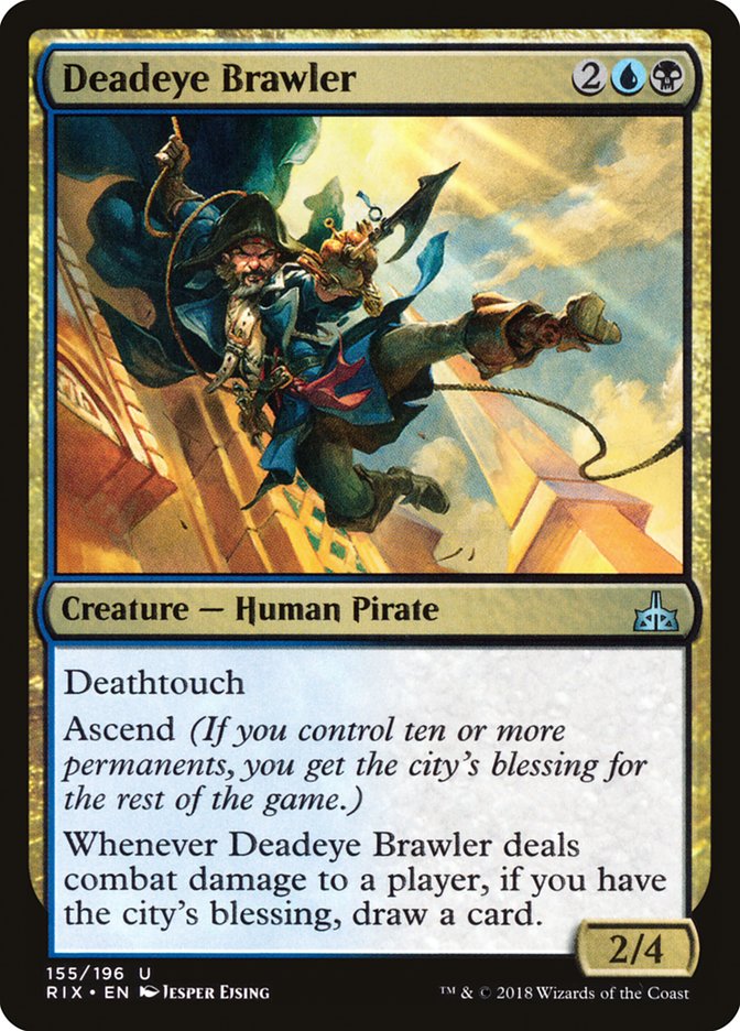 Deadeye Brawler [Rivals of Ixalan] | Good Games Adelaide SA