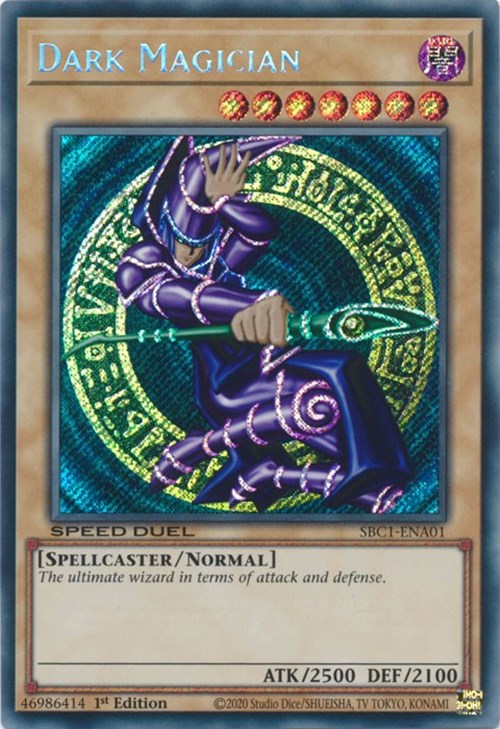 Dark Magician [SBC1-ENA01] Secret Rare | Good Games Adelaide SA