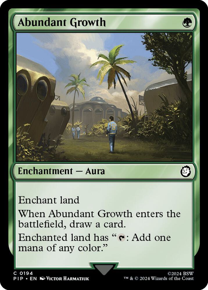 Abundant Growth 194 (Universes Beyond: Fallout)  | Good Games Adelaide SA
