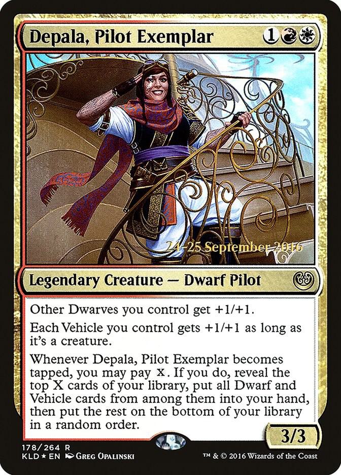 Depala Pilot Exemplar 178 (Prerelease Cards)  - Foil | Good Games Adelaide SA