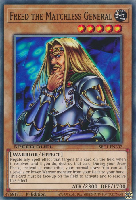 Freed the Matchless General [SBC1-ENB07] Common | Good Games Adelaide SA