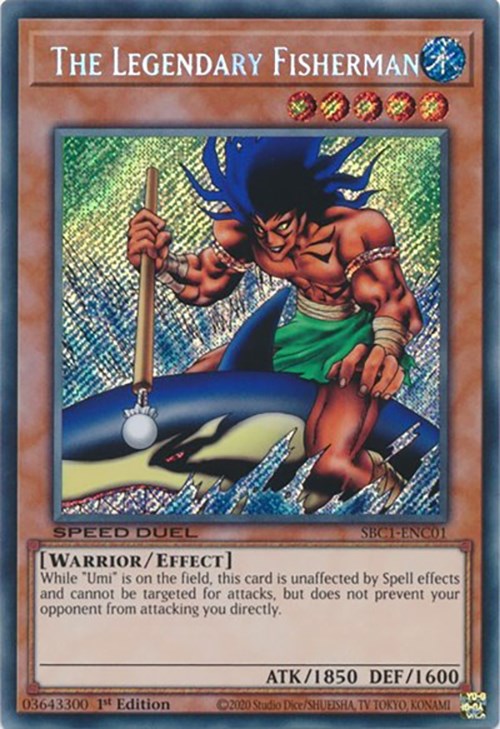 The Legendary Fisherman [SBC1-ENC01] Secret Rare | Good Games Adelaide SA