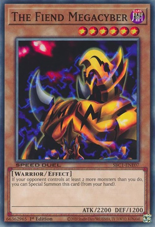 The Fiend Megacyber [SBC1-ENE07] Common | Good Games Adelaide SA