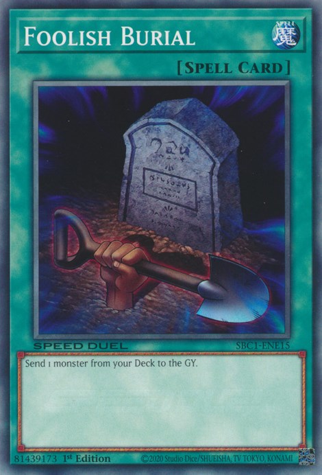 Foolish Burial [SBC1-ENE15] Common | Good Games Adelaide SA