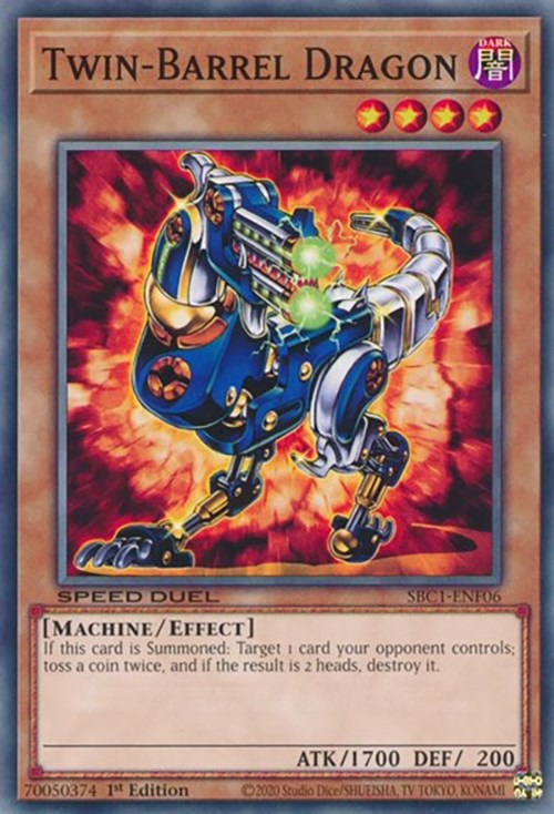 Twin-Barrel Dragon [SBC1-ENF06] Common | Good Games Adelaide SA