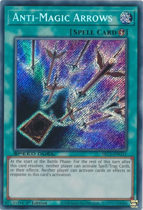Anti-Magic Arrows [SBC1-ENG11] Secret Rare | Good Games Adelaide SA
