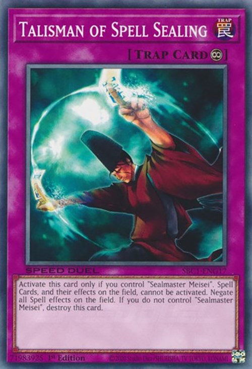 Talisman of Spell Sealing [SBC1-ENG17] Common | Good Games Adelaide SA