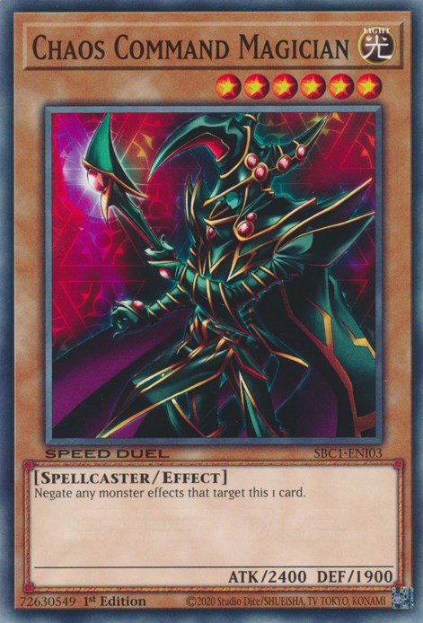 Chaos Command Magician [SBC1-ENI03] Common | Good Games Adelaide SA