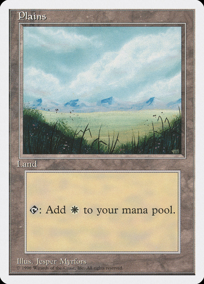 Plains (No Trees, Signature on Bottom Right) [Introductory Two-Player Set] | Good Games Adelaide SA