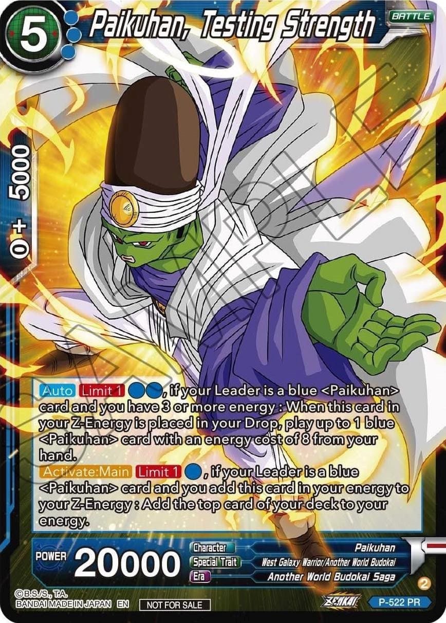Paikuhan, Testing Strength (Zenkai Series Tournament Pack Vol.5) (P-522) [Tournament Promotion Cards] | Good Games Adelaide SA