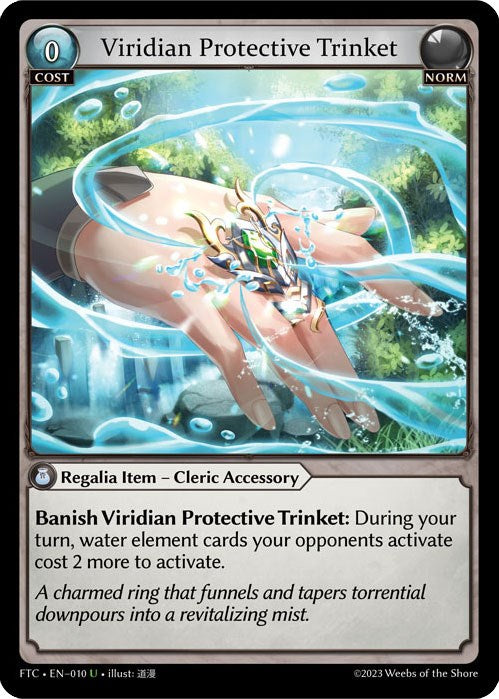 Viridian Protective Trinket (010) [Fractured Crown] | Good Games Adelaide SA