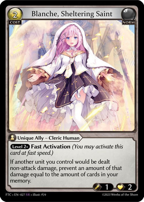 Blanche, Sheltering Saint (027) [Fractured Crown] | Good Games Adelaide SA