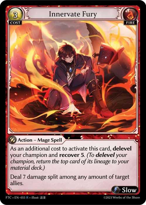 Innervate Fury (055) [Fractured Crown] | Good Games Adelaide SA