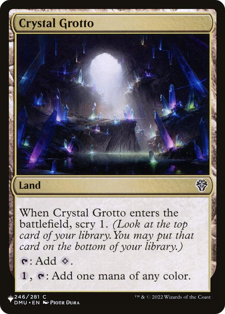 Crystal Grotto 246/281 (The List Reprints)  | Good Games Adelaide SA