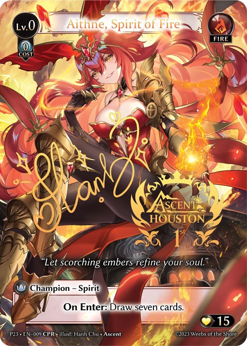 Aithne, Spirit of Fire (CPR) (009) [Promotional Cards] | Good Games Adelaide SA