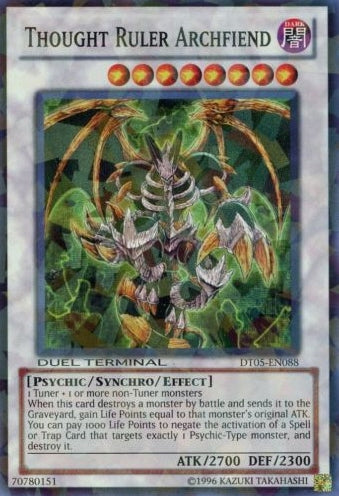 Thought Ruler Archfiend [DT05-EN088] Super Rare | Good Games Adelaide SA