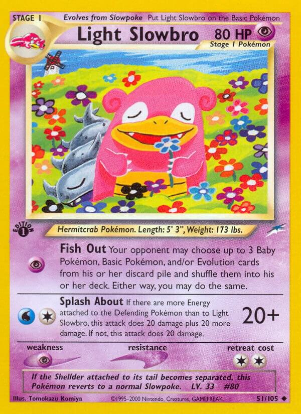 Light Slowbro 051/105 (Neo Destiny)  - 1st Edition | Good Games Adelaide SA