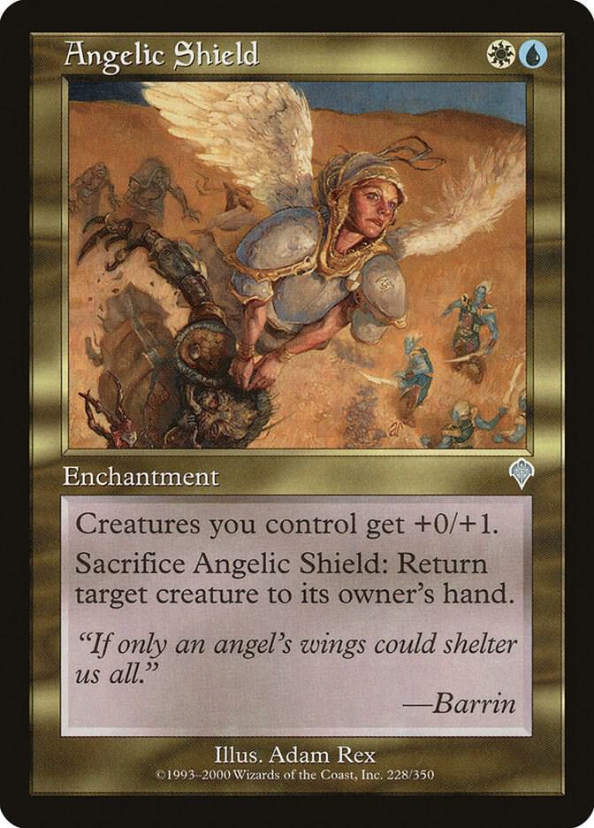 Angelic Shield 228 (Invasion)  - Foil | Good Games Adelaide SA