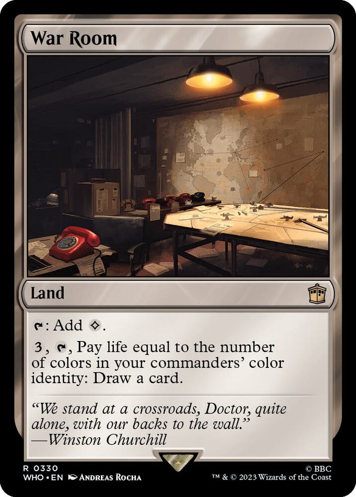 War Room 330 (Universes Beyond: Doctor Who)  - Foil | Good Games Adelaide SA