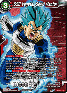 SSB Vegeta, Spirit Mentor (Winner Stamped) (P-314) [Tournament Promotion Cards] | Good Games Adelaide SA
