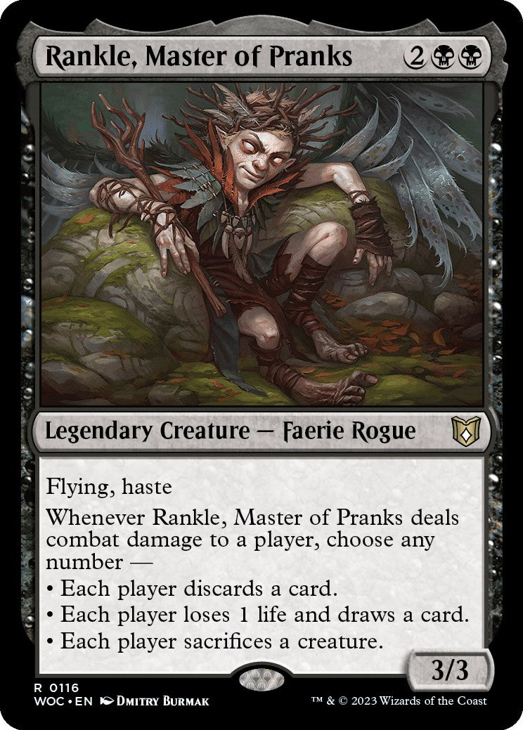 Rankle, Master of Pranks [Wilds of Eldraine Commander] | Good Games Adelaide SA