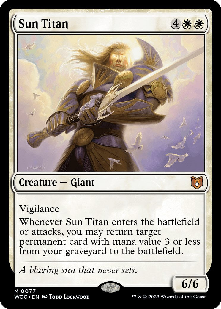 Sun Titan [Wilds of Eldraine Commander] | Good Games Adelaide SA